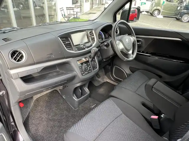 スズキ ワゴンＲ スティングレー X 山口県 2012(平24)年 10.6万km ミステリアスバイオレットパール 社外ナビ＆フルセグTV/　＆バックカメラ/純正フロアマット/純正ドアバイザー/純正HIDヘッドライト/純正フォグランプ/純正14インチアルミ/オートライト/スマートキー/エンジンプッシュスタート/アイドリングストップ