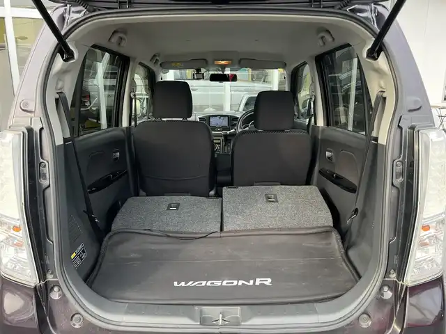 スズキ ワゴンＲ スティングレー X 山口県 2012(平24)年 10.6万km ミステリアスバイオレットパール 社外ナビ＆フルセグTV/　＆バックカメラ/純正フロアマット/純正ドアバイザー/純正HIDヘッドライト/純正フォグランプ/純正14インチアルミ/オートライト/スマートキー/エンジンプッシュスタート/アイドリングストップ