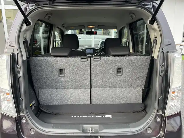 スズキ ワゴンＲ スティングレー X 山口県 2012(平24)年 10.6万km ミステリアスバイオレットパール 社外ナビ＆フルセグTV/　＆バックカメラ/純正フロアマット/純正ドアバイザー/純正HIDヘッドライト/純正フォグランプ/純正14インチアルミ/オートライト/スマートキー/エンジンプッシュスタート/アイドリングストップ