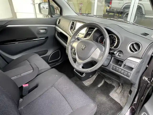 スズキ ワゴンＲ スティングレー X 山口県 2012(平24)年 10.6万km ミステリアスバイオレットパール 社外ナビ＆フルセグTV/　＆バックカメラ/純正フロアマット/純正ドアバイザー/純正HIDヘッドライト/純正フォグランプ/純正14インチアルミ/オートライト/スマートキー/エンジンプッシュスタート/アイドリングストップ