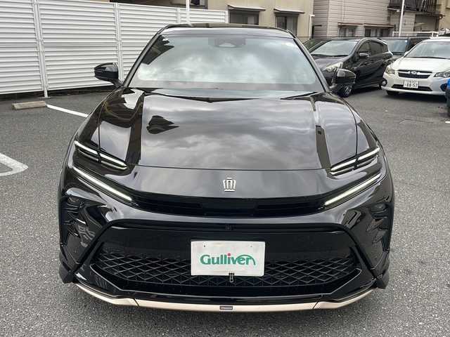 トヨタ クラウン スポーツ Z 広島県 2024(令6)年 0.8万km ブラック /登録時走行距離/　　　　　　　7683キロ/ワンオーナー/パノラマルーフ/純正ナビ/パノラミックビューモニター/地デジ/黒革シート/エアシート/パワーバックドア/モデリスタエアロ/デジタルインナーミラー/置くだけ充電/スペアキー×１/ビルトインETC/新車時整備手帳/　　【保証書】/取扱説明書/