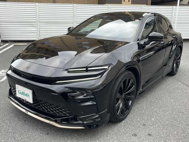 トヨタ クラウン スポーツ Z 広島県 2024(令6)年 0.8万km ブラック /登録時走行距離/　　　　　　　7683キロ/ワンオーナー/パノラマルーフ/純正ナビ/パノラミックビューモニター/地デジ/黒革シート/エアシート/パワーバックドア/モデリスタエアロ/デジタルインナーミラー/置くだけ充電/スペアキー×１/ビルトインETC/新車時整備手帳/　　【保証書】/取扱説明書/