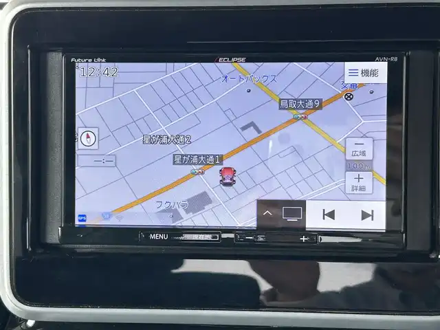スズキ スペーシア カスタム HYBRID XS 道東・釧路十勝 2019(平31)年 6.7万km ブルーイッシュブラックパール3 4WD/両側パワースライドドア/ETC/革巻きステアリング/電動化駆動ミラー/純正15インチアルミホイール/プッシュスタート/バックカメラ/SDナビ/　（CD/SD/BT）/フルセグTV/レーダーブレーキ/ハーフレザーシート/シートヒーター/（前席のみ）/LEDオートライト/フロントフォグ/ミラーヒーター/コーナーセンサー/ウィンカーミラー/スマートキー/純正ドアバイザー/アイドリングストップ/レーンキープアシスト/衝突軽減システム/横滑り防止装置
