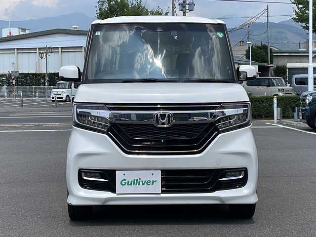 ホンダ Ｎ ＢＯＸ カスタム G L ターボ ホンダセンシング 千葉県 2019(令1)年 5.8万km プラチナホワイトパール ターボ/純正9インチメモリナビ/(CD/DVD/BT/フルセグTV)/バックカメラ/両側パワースライドドア/ハーフレザーシート/ホンダセンシング/スマートキー/プッシュスタート/ETC/電格ミラー/ウィンカーミラー/オートライト/フォグランプ/LEDヘッドライト/レーダークルーズコントロール/クリアランスソナー /革巻きステアリング/ステアリングスイッチ/純正15インチアルミホイール/ドアバイザー/フロアマット