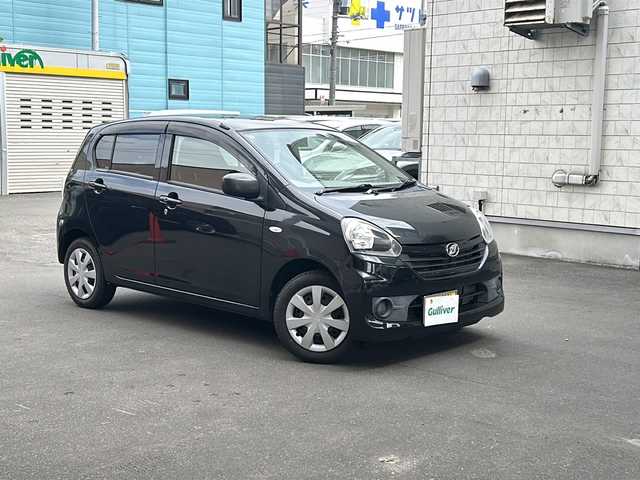 ダイハツ ミラ イース Lf 道央・札幌 2015(平27)年 6.7万km ブラックマイカメタリック フルセグテレビ/バックカメラ/エンジンスターター