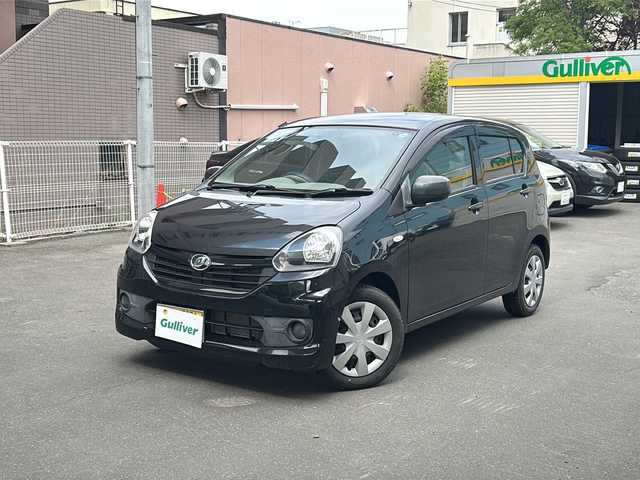 ダイハツ ミラ イース Lf 道央・札幌 2015(平27)年 6.7万km ブラックマイカメタリック フルセグテレビ/バックカメラ/エンジンスターター