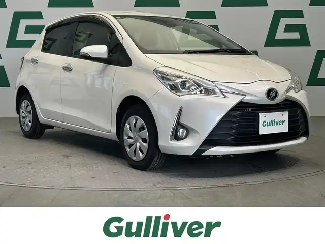 トヨタ ヴィッツ F セーフティーエディションⅡ 鹿児島県 2018(平30)年 5.5万km ホワイトパールクリスタルシャイン 社外SDナビ/（CD/DVD/Bluetooth/ワンセグTV）/バックモニター/社外ETC/トヨタセーフティセンス/レーンキープアシスト/先行車発進お知らせ機能/オートハイビーム/電動格納ミラー/純正フロアマット/純正ドアバイザー