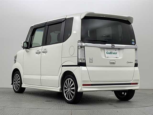 ホンダ Ｎ ＢＯＸ カスタム G ターボ Aパッケージ 新潟県 2014(平26)年 7.4万km プレミアムホワイトパール 社外メモリナビ/フルセグ/　CD/DVD/Bluetooth/バックカメラ/両側パワースライドドア/スマートキー×２/クルーズコントロール/衝突被害軽減ブレーキ/横滑り防止装置/プッシュスタート/キセノンヘッドライト/オートライト/フォグランプ/電動格納式ミラー/ETC