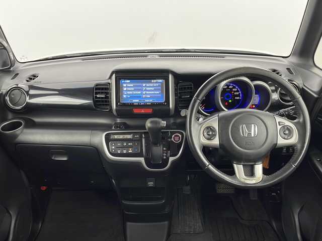 ホンダ Ｎ ＢＯＸ カスタム G ターボ Aパッケージ 新潟県 2014(平26)年 7.4万km プレミアムホワイトパール 社外メモリナビ/フルセグ/　CD/DVD/Bluetooth/バックカメラ/両側パワースライドドア/スマートキー×２/クルーズコントロール/衝突被害軽減ブレーキ/横滑り防止装置/プッシュスタート/キセノンヘッドライト/オートライト/フォグランプ/電動格納式ミラー/ETC