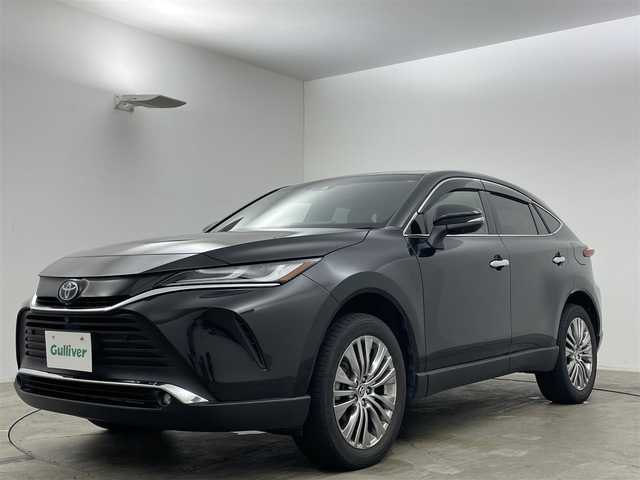 トヨタ ハリアー ハイブリッド Z レザーパッケージ 岡山県 2020(令2)年 4.6万km プレシャスブラックパール 純正JBL12.3インチナビ/（Bluetooth/フルセグ/Carplay/AUX）/JBLサウンドシステム/衝突軽減ブレーキ/アラウンドビューモニター/レーダークルーズコントロール/ビルトインETC2.0/D/N席シートヒーター/D/N席エアシート/LEDヘッドライト/ドラレコ付きデジタルインナーミラー/ブラインドスポットモニター/ステアリングヒーター/D/N席パワーシート/電動リアゲート/オートハイビーム/プッシュスタート/スマートキー/アイドリングストップ/ドアバイザー/純正フロアマット