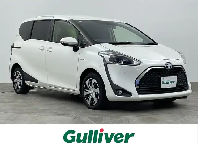 トヨタ シエンタ ハイブリッド G クエロ 大分県 2019(平31)年 5.1万km ホワイトパールクリスタルシャイン トヨタセーフティセンス/純正9インチナビ/フルセグ/DVD/Bluetooth/純正フリップダウンモニター/バックカメラ/スマートキー×2ケ/両側パワースライドドア/前席シートヒーター/ステアリングヒーター/オートLEDヘッドライト/前後ソナー/クルーズコントロール/ビルトインETC/USB電源/前後2カメラドライブレコーダー/保証書/取説