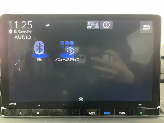 ホンダ ステップワゴン スパーダ eHEV 群馬県 2025(令7)年 0.1千km プラチナホワイトパール 登録済み未使用車　純正11.4インチナビ　バックカメラ　衝突軽減　両側パワースライドドア　BSM　アダプティブクルーズコントロール　レーンアシスト　パワーリアゲート　オットマン　シートヒーター　禁煙車