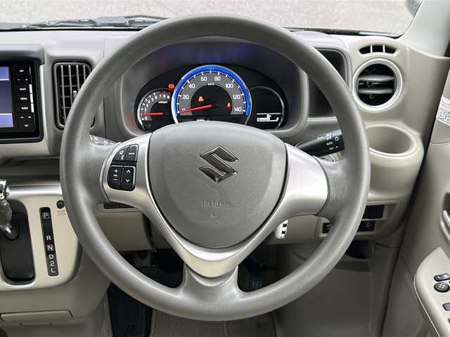 スズキ エブリィ ワゴン PZターボ スペシャル 山梨県 2020(令2)年 2.4万km ブルーイッシュブラックパール3 ４WD/衝突軽減ブレーキ/純正SDナビ（CN-RE06WD）/ＣＤ/ＤＶＤ/ＢＴ/フルセグテレビ/バックカメラ/プッシュスタート/両側パワースライドドア/純正HIDヘッドライト/バックカメラ/フラットシート