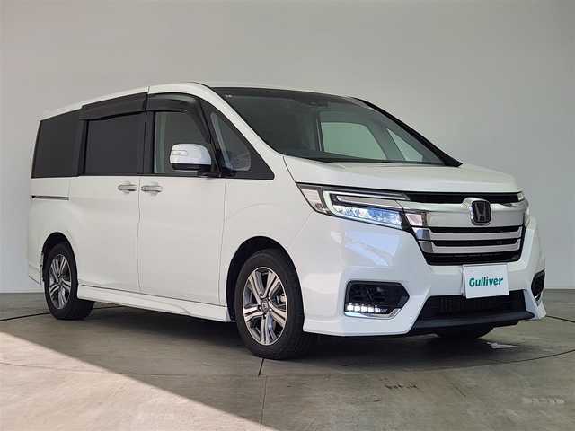 ホンダ ステップワゴン スパーダ eHEV G EXホンダS 愛知県 2020(令2)年 4.5万km プラチナホワイトパール ホンダセンシング/・衝突軽減ブレーキ/・誤発進抑制装置/・先行発進お知らせ機能/純正9型ナビ/・フルセグTV/・Bluetooth/・CD/DVD/両側パワースライドドア/バックカメラ/アダプティブクルーズコントロール/社外前後ドライブレコーダー/ハーフレザーシート/シートヒーター　/革巻きステアリング　/ステアリングリモコン/純正フロアマット/純正16インチAW/LEDライト/ETC2.0