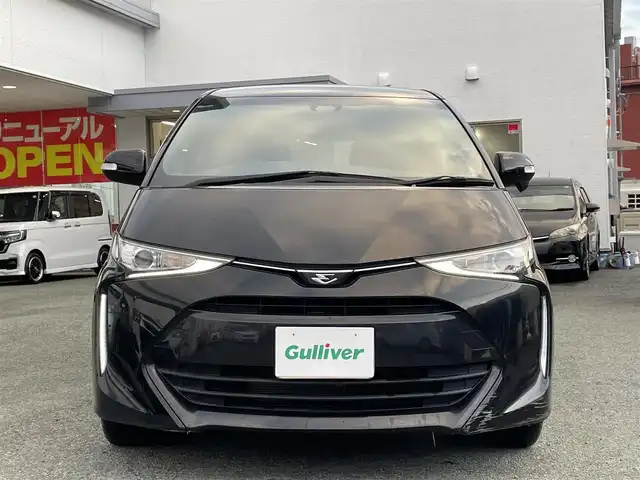 トヨタ エスティマ アエラス プレミアム 熊本県 2018(平30)年 6.7万km ブラック 純正ナビ（NSZT-W68T）/【フルセグTV/Bluetooth/CD/DVD】/バックカメラ/両側パワースライドドア/クルーズコントロール/プリクラッシュセーフティ/オートLEDライト/オートハイビーム/ウィンカーミラー/革巻きステアリング/ステアリングスイッチ/純正18インチAW/D席パワーシート/プッシュスタート/スマートキー/ETC/純正フロアマット/純正ドアバイザー/横滑り防止装置/ABS/保証書/取扱説明書