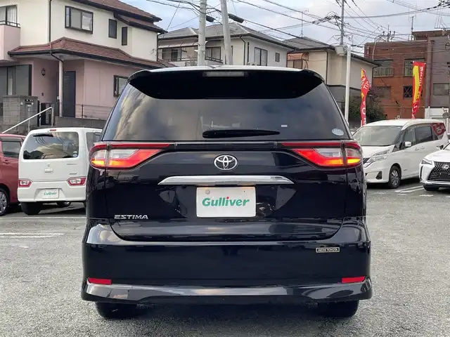 トヨタ エスティマ アエラス プレミアム 熊本県 2018(平30)年 6.7万km ブラック 純正ナビ（NSZT-W68T）/【フルセグTV/Bluetooth/CD/DVD】/バックカメラ/両側パワースライドドア/クルーズコントロール/プリクラッシュセーフティ/オートLEDライト/オートハイビーム/ウィンカーミラー/革巻きステアリング/ステアリングスイッチ/純正18インチAW/D席パワーシート/プッシュスタート/スマートキー/ETC/純正フロアマット/純正ドアバイザー/横滑り防止装置/ABS/保証書/取扱説明書