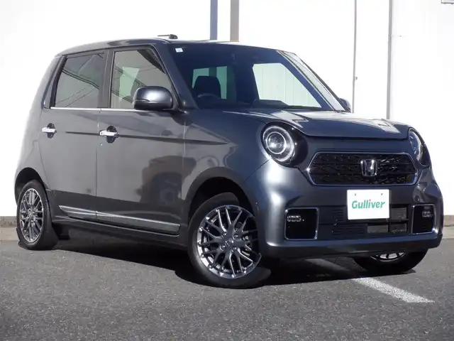 ホンダ Ｎ ＯＮＥ プレミアム ツアラー 静岡県 2021(令3)年 1.8万km シャイニンググレーM  ワンオーナー(保証書あり)/ 走行：17235km(登録時)/ 4WD ターボ/ ホンダセンシング/ スマートキー/ プッシュスタート/ Gathers スタンダードインターナビ/　(VXM-214VFi)/ バックカメラ/ ナビ連動ドライブレコーダー/ ビルトインETC2.0/ パドルシフト/ 前席シートヒーター/ 純正15インチアルミ/ 純正フロアマット