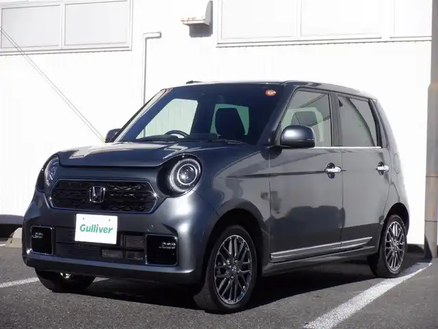 ホンダ Ｎ ＯＮＥ プレミアム ツアラー 静岡県 2021(令3)年 1.8万km シャイニンググレーM  ワンオーナー(保証書あり)/ 走行：17235km(登録時)/ 4WD ターボ/ ホンダセンシング/ スマートキー/ プッシュスタート/ Gathers スタンダードインターナビ/　(VXM-214VFi)/ バックカメラ/ ナビ連動ドライブレコーダー/ ビルトインETC2.0/ パドルシフト/ 前席シートヒーター/ 純正15インチアルミ/ 純正フロアマット