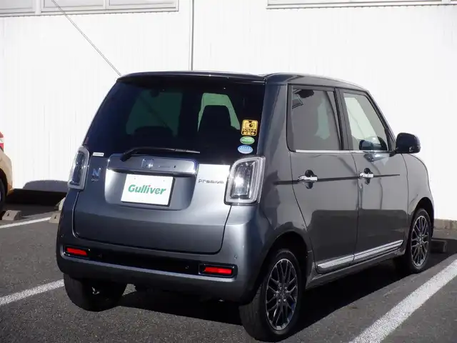 ホンダ Ｎ ＯＮＥ プレミアム ツアラー 静岡県 2021(令3)年 1.8万km シャイニンググレーM  ワンオーナー(保証書あり)/ 走行：17235km(登録時)/ 4WD ターボ/ ホンダセンシング/ スマートキー/ プッシュスタート/ Gathers スタンダードインターナビ/　(VXM-214VFi)/ バックカメラ/ ナビ連動ドライブレコーダー/ ビルトインETC2.0/ パドルシフト/ 前席シートヒーター/ 純正15インチアルミ/ 純正フロアマット