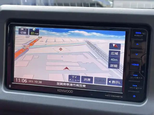 ダイハツ コペン セロ 滋賀県 2015(平27)年 0.6万km パールホワイトⅢ 社外7インチナビ/【Bluetooth/CD/DVD/フルセグTV】/LEDヘッドライト/ETC/D/Nシートヒーター/純正フロアマット/プッシュスタート/スマートキー/ステアリングリモコン/MTモード付AT