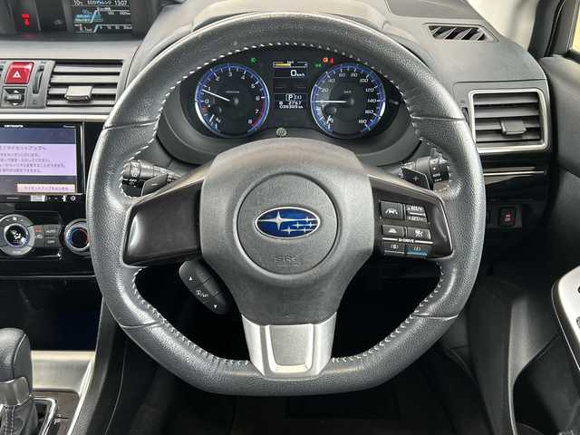スバル レヴォーグ 1．6GT アイサイト Sスタイル 埼玉県 2015(平27)年 3.9万km クリスタルブラックシリカ ワンオーナー/アイサイト/　　プリクラッシュブレーキ/　　アクティブレーンキープ/　　車線逸脱警報/　　ふらつき警報/　　AT誤発進抑制制御&AT誤後進抑制制御/社外メモリナビ /　　BT/CD/DVD/フルセグ/TVキャンセラー/バックカメラ /アダプティブクルーズコントロール/LEDヘッドライト /社外18インチアルミホイール /運転席パワーシート /ETC /アイドリングストップ /USBポート /トノカバー キーレスエントリー&プッシュスタート/純正フロアマット/パドルシフト/電動パーキングブレーキ/本革巻シフトレバー/本革巻ステアリングホイール/マルチインフォメーションディスプレイ付きルミネセントメーター/全席パワーウィンドウ/スペアキー/純正アルミ付きスタッドレスタイヤ4本/禁煙車/保証書/取扱説明書/R6、R4、R2、H30整備記録