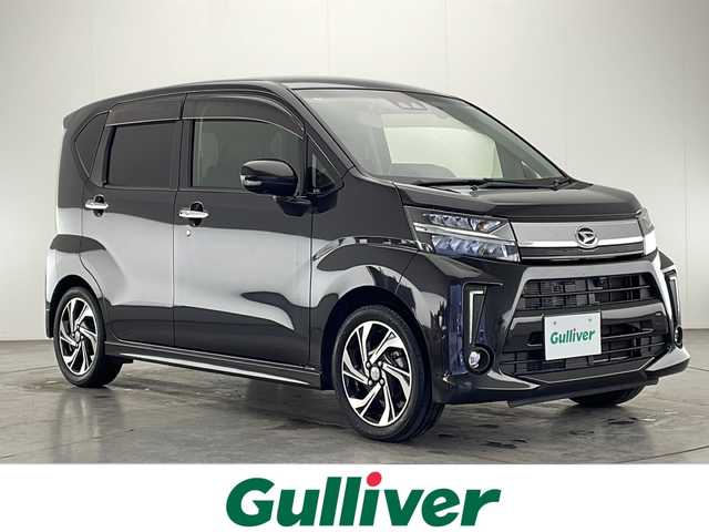 ダイハツ ムーヴ カスタム RS ハイパーLTD SAⅢ 宮崎県 2018(平30)年 5.2万km ブラックマイカメタリック 禁煙車/衝突被害軽減ブレーキ/純正8型ナビTV/（NSZN-X67D/CD/DVD/Bluetooth/フルセグTV)/純正ドライブレコーダー/純正セキュリティアラーム/純正LEDオートライト/純正LEDフォグ/純正15インチアルミ/純正エアロ/純正ルーフエンドスポイラー/純正フロアマット/オートマチックハイビーム/クリアランスソナー/シートヒーター/ハーフレザーシート/オートエアコン/ピアノブラックパネル/ウインカードアミラー/スマートキー/プッシュエンジンスタート/新車時保証書/取扱い説明書