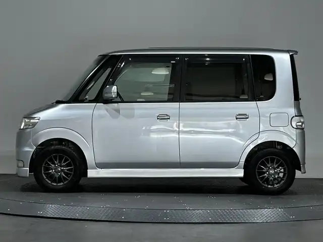 ダイハツ タント カスタム VS 愛媛県 2007(平19)年 5.1万km ウォームシルバーメタリック 社外オーディオ　ハーフレザーシート　社外フロアマット　社外アルミホイール　リモコンキー　　ＡＣ　ＡＢＳ　Ｗエアバック　キセノンヘッドライト　パワーステアリング　パワーウィンドウ