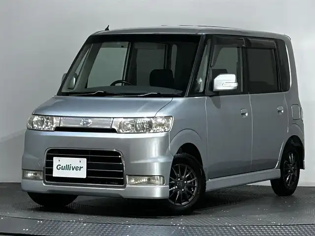 ダイハツ タント カスタム VS 愛媛県 2007(平19)年 5.1万km ウォームシルバーメタリック 社外オーディオ　ハーフレザーシート　社外フロアマット　社外アルミホイール　リモコンキー　　ＡＣ　ＡＢＳ　Ｗエアバック　キセノンヘッドライト　パワーステアリング　パワーウィンドウ