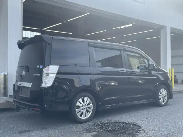 ホンダ ステップワゴン スパーダ Z 千葉県 2010(平22)年 9.5万km プレミアムブラキッシュパール 社外HDDナビ/（CD/USB/BT/TV）/両側パワースライドドア/オートライト/ETC/ドアバイザー/純正フロアマット