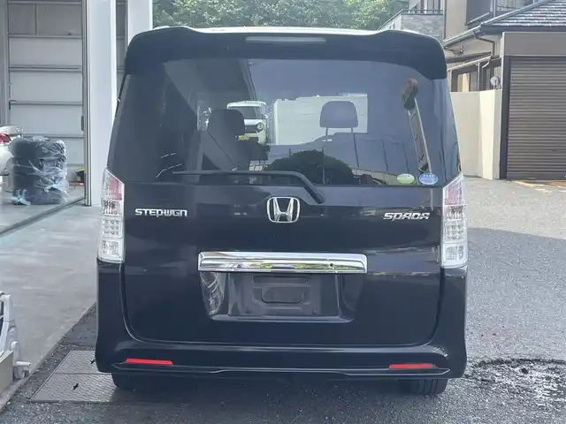 ホンダ ステップワゴン スパーダ Z 千葉県 2010(平22)年 9.5万km プレミアムブラキッシュパール 社外HDDナビ/（CD/USB/BT/TV）/両側パワースライドドア/オートライト/ETC/ドアバイザー/純正フロアマット