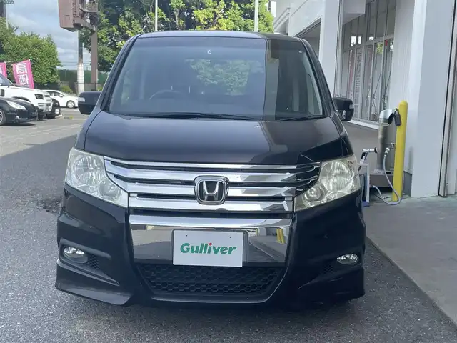 ホンダ ステップワゴン スパーダ Z 千葉県 2010(平22)年 9.5万km プレミアムブラキッシュパール 社外HDDナビ/（CD/USB/BT/TV）/両側パワースライドドア/オートライト/ETC/ドアバイザー/純正フロアマット