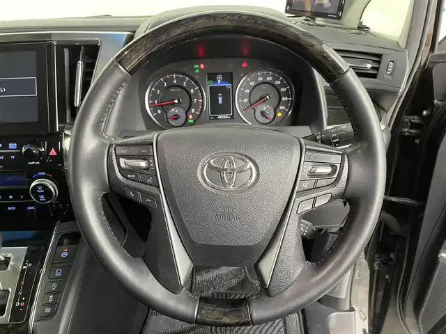 トヨタ ヴェルファイア Z Gエディション 道央・札幌 2015(平27)年 4.9万km バーニングブラッククリスタルシャインガラスフレーク ・4WD/・衝突被害軽減ブレーキ/・レーダークルーズコントロール/・メーカーナビ/・アラウンドビューモニター/・フルセグＴＶ/・Ｂｌｕｅｔｏｏｔｈ/・ＪＢＬサウンド/・両側パワースライドドア/・パワーバックドア/・ビルトインＥＴＣ/・パワーシート/・シートメモリ/・ＨＫＳ車高調/・アイドリングストップ/・ステアリングヒーター