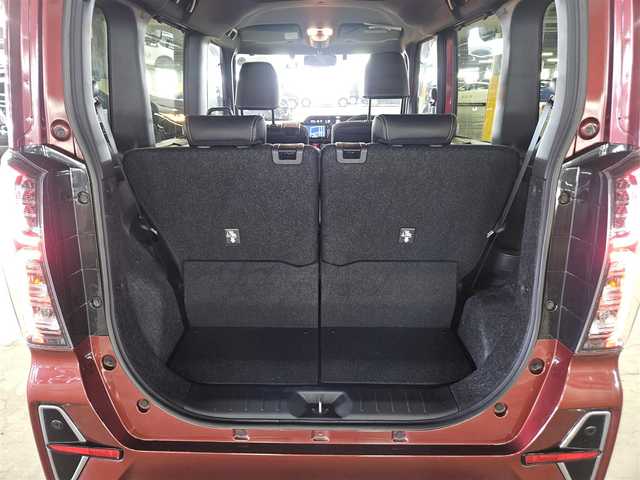 ダイハツ タント カスタム X セレクション 島根県 2020(令2)年 5万km ブラックマイカメタリック/ファイアークォーツレッドメタリック 2トーン 〇ワンオーナー/〇社外ナビ/〇フルセグTV/〇パワースライドドア（両側）/〇バックカメラ/〇アイドリングストップ/〇スマートアシスト/・衝突回避支援ブレーキ機能/・コーナーセンサー/・衝突警報機能/〇LEDヘッドランプ/〇オートライト/〇LEDフロントフォグランプ/〇純正14インチアルミ/〇オートエアコン/〇合皮/ファブリックコンビシート/〇シートヒーター/〇USBソケット/〇格納式シートバックテーブル/〇キーフリーシステム/プッシュボタンスタート/〇禁煙車