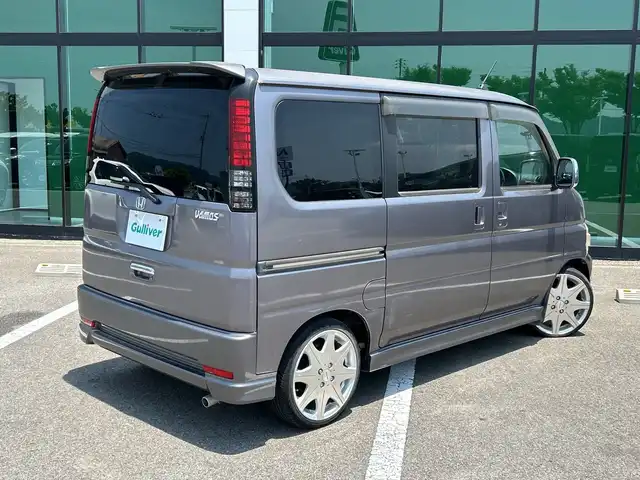 ホンダ バモス M 和歌山県 2008(平20)年 5.3万km アドミラルグレーメタリック CDデッキ/AM/FM/両側スライドドア/パワーステアリング/パワーウィンドウ/社外16インチAW/純正フロアマット