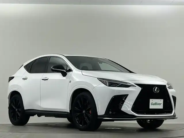 レクサス ＮＸ 350h Fスポーツ 埼玉県 2022(令4)年 3.8万km ホワイトノーヴァガラスフレーク サンルーフ　純正ナビ　全方位カメラ　デジタルインナーミラー置くだけ充電　１００Ｖ電源　温シート冷シート　オートハイビーム　ＢＳＭ HUD 前後ドライブレコーダー ビルトインETC2.0 パワーシート