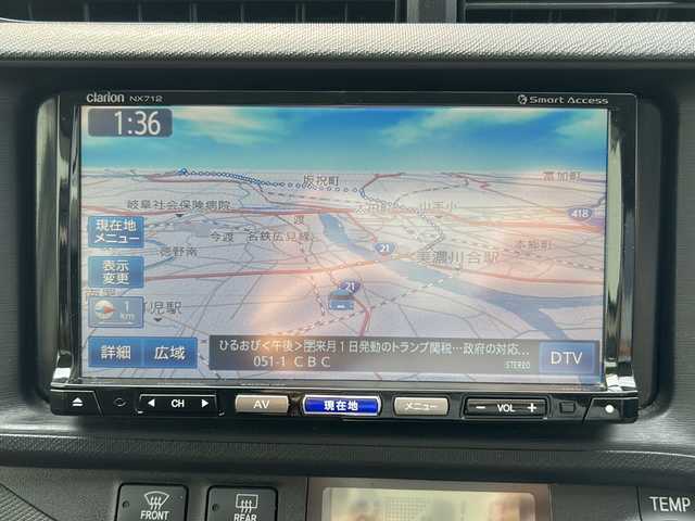 トヨタ アクア G 岐阜県 2012(平24)年 1.2万km ライムホワイトパールクリスタルシャイン 登録時走行距離：11808km/ナビ/バックカメラ/BT・フルセグテレビ・CD/オートライト/ヘッドライトウォッシャー/純正フロアマット/ドアバイザー/プッシュスタート/スマートキー