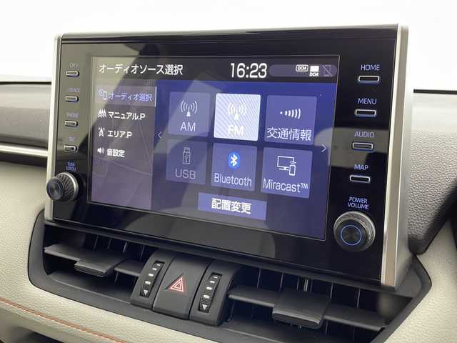 トヨタ ＲＡＶ４ ハイブリッド アドベンチャー 愛知県 2022(令4)年 4.4万km アティチュードブラックマイカ /禁煙車//純正10.5インチディスプレイオーディオ//バックカメラ//ビルトインETC2.0//前後ドライブレコーダー(DC-DR652)//トヨタセーフティセンス//プリクラッシュセーフティ//レーントレーシングアシスト//レーダークルーズ//アダプティブハイビーム//ロードサインアシスト//先行車発進告知//パーキングサポートブレーキ//ブラインドスポットモニター//Bi-Beam LEDヘッドライト//LEDフォグランプ//Adventure専用エクステリア//ルーフレール//電動リアゲート//TRAILモード//ドライブモード(エコ・ノーマル・スポーツ)//専用合皮シート//前席シートヒーター+ベンチレーション//運転席パワーシート(ポジションメモリー付)//ナノイーX//社外フロアマット//純正ドアバイザー//革巻きステアリング//ステアリングスイッチ//ステアリングヒーター//プッシュスタート//電動格納ミラーウィンカー//S-VSC&ACA&TRC