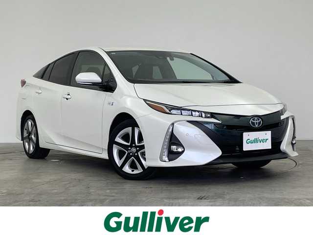 トヨタ プリウス ＰＨＶ A プレミアム 群馬県 2018(平30)年 1.1万km ホワイトパールクリスタルシャイン 禁煙車　純正１１．６インチナビ　バックカメラ　アダクティブクルーズコントロール　ブラインドスポットモニター　シートヒーター　デジタルインナーミラー　ドライブレコーダー　ＥＴＣ２．０　衝突軽減システム