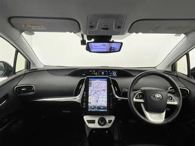 トヨタ プリウス ＰＨＶ A プレミアム 群馬県 2018(平30)年 1.1万km ホワイトパールクリスタルシャイン 禁煙車　純正１１．６インチナビ　バックカメラ　アダクティブクルーズコントロール　ブラインドスポットモニター　シートヒーター　デジタルインナーミラー　ドライブレコーダー　ＥＴＣ２．０　衝突軽減システム