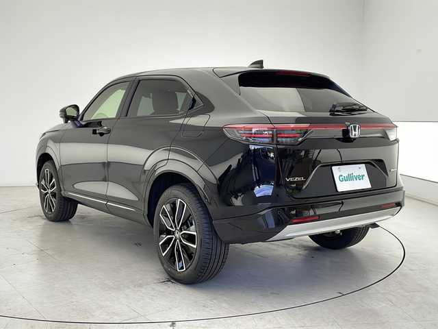 ホンダ ヴェゼル ハイブリッド e:HEV Z 千葉県 2025(令7)年 0.1千km クリスタルブラックパール 登録済未使用車/衝突軽減ブレーキ/純正ディスプレイオーディオ/（フルセグ/Bluetooth/USB/FM/AM/AplleCarPlay/AndroidAuto）/バックカメラ/ETC/アイドリングストップ/ハーフレザーシート/シートヒーター（運転席＋助手席）/ステアリングヒーター/パドルシフト/LEDヘッドライト/電動格納ミラー