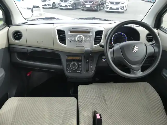 スズキ ワゴンＲ FX 千葉県 2013(平25)年 6.9万km フィズブルーパールメタリック 純正CDデッキ/ドアバイザー/ABS/キーレス