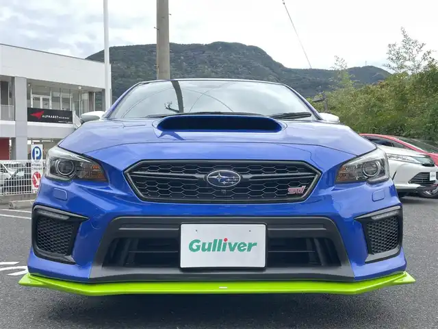 スバル ＷＲＸ ＳＴＩ STI タイプS 長崎県 2017(平29)年 8.2万km WRブルーパール 純正ナビ/フルセグＴＶ/６ＭＴ/ＥＴＣ/社外マフラー(BLITZ)/純正リアスポイラー/純正フロントリップスポイラー/純正レカロシート/ＢＳＭ/シートヒーター/スマートキー/プッシュスタート/純正STIアルミホイール