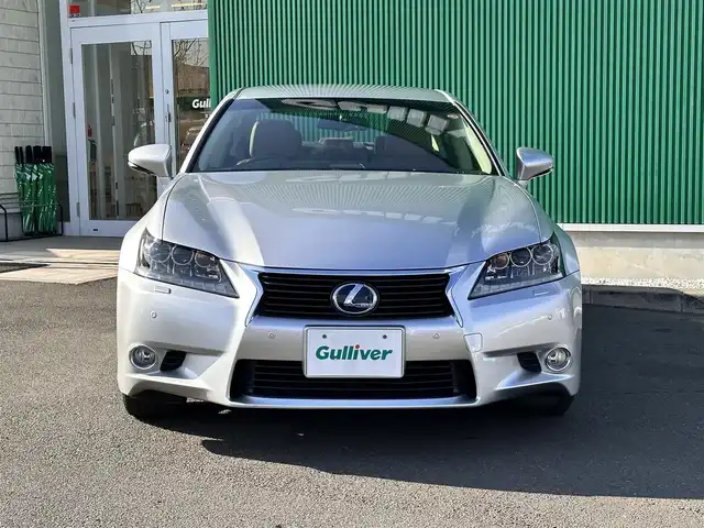 レクサス ＧＳ 450h バージョンL 宮城県 2012(平24)年 8.7万km ソニックシルバー ミリ波レーダー方式プリクラッシュセーフティシステム/レーダークルーズコントロール/オートマチックハイビーム/クリアランスソナー/ヘッドアップディスプレイ/パワートランクリッド/＝＝＝/ワンオーナー/純正HDDナビ/・Bluetooth/・フルセグTV/・CD/DVD/ETC/運転席・助手席 ベンチレーション機能 (送風機能)/運転席・助手席 シートヒーター/パワーシート/シートメモリー/NAVI・AI-AVS (電子制御サスペンション)/12.3インチワイドディスプレイナビゲーション/LEDヘッドランプ /LEDフロントフォグランプ/社外18インチAW/撥水機能付スーパーUV・IRカットガラス (フロントドア)/雨滴感知式オートワイパー /オート電動格納式ドアミラー/セミアニリン本革シート/後席シートヒーター/後席オーディオ＆エアコンコントロールパネル/電動リヤウインドゥサンシェード/リヤドアサンシェード/後席空間検知センサー /10エアバッグシステム