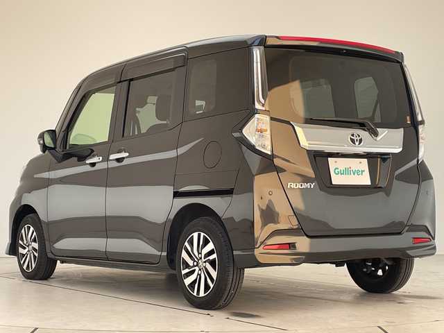 トヨタ ルーミー カスタムG 愛知県 2022(令4)年 1.9万km ブラックマイカメタリック 純正ナビ/両側パワースライドドア/レーダークルーズコントロール/シートヒーター/フルセグ/バックカメラ/純正アルミホイール/ＥＴＣ/ドライブレコーダー/ステアリングスイッチ/スマートキー/プッシュスタート