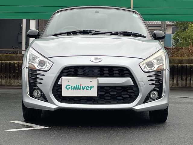 ダイハツ コペン ローブ 茨城県 2015(平27)年 3万km ブライトシルバーメタリック 社外SDナビ(Bluetooth/CD/DVD/フルセグTV)/ETC/横滑り防止装置/LEDオートライト/MTモード付AT/冷房AAC/アイドリングストップ/スマートキー/純正フロアマット/シートヒーター/レザーシート/社外16インチアルミホイール