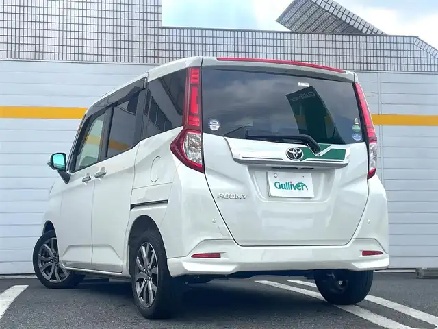 トヨタ ルーミー カスタムG－T 埼玉県 2018(平30)年 4.2万km パールホワイトⅢ /純正メモリナビ//ワンセグTV//全方位カメラ//CD/Bluetooth//両側パワースライドドア//クルーズコントロール//ビルトインETC//スマートキー×2//LEDヘッドライト//LEDフォグランプ//衝突軽減ブレーキ//車線逸脱警報//Wエアバッグ&ABS//横滑り防止装置//前後ドライブレコーダー(SD欠)//オートライト//革巻きステアリング//プライバシーガラス//ドアバイザー//純正15インチAW//新車時保証書//取扱説明書//ナビ取説