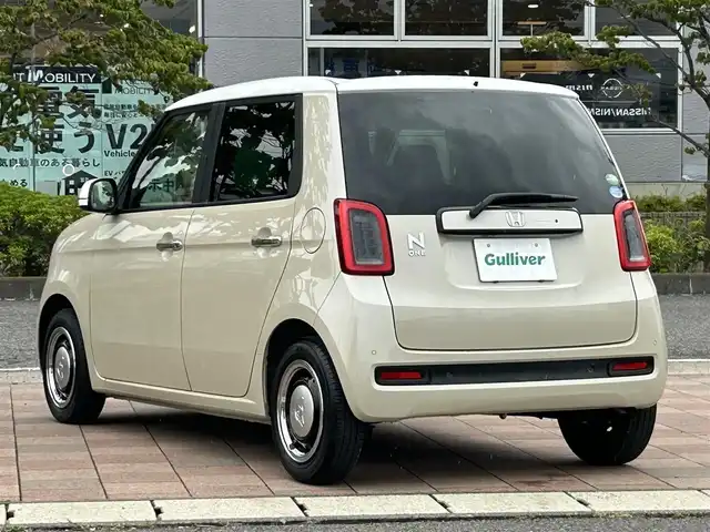 ホンダ Ｎ ＯＮＥ オリジナル 福島県 2021(令3)年 0.2万km プレミアムアイボリーパールⅡ ワンオーナー/純正8inメモリナビ/　【フルセグ/CD/DVD/SD/MSV/USB/BT】/Honda SENSING/・衝突軽減ブレーキ/・オートハイビーム/・誤発進抑制機能/・後方誤発進抑制機能/・路外逸脱警報機能/・車線維持支援システム/・歩行者事故低減ステアリング/・先行車発進お知らせ機能/・標識認識機能/ステアリングスイッチ/レーダークルーズコントロール/純正ドライブレコーダー（前後）/ビルトインETC/ハーフレザーシート/純正フロアマット/LEDヘッドライト（AUTO機能付き）/ヘッドライトレベライザー/パーキングアシスト/レーンキープアシスト/コーナーセンサー/スペアキー×１