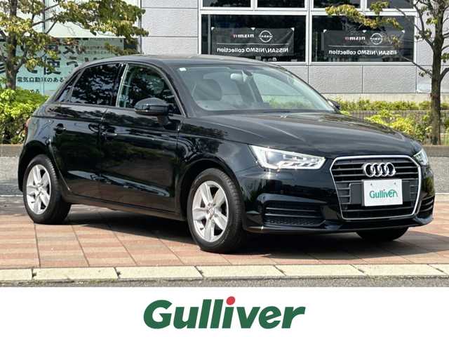 アウディ Ａ１ SB 1．0TFSI 福島県 2018(平30)年 2.9万km ミトスブラックメタリック ターボ/純正ナビゲーション/【CD/BT/TV】/ETC/アイドリングストップ/HIDオートライト/純正フロアマット