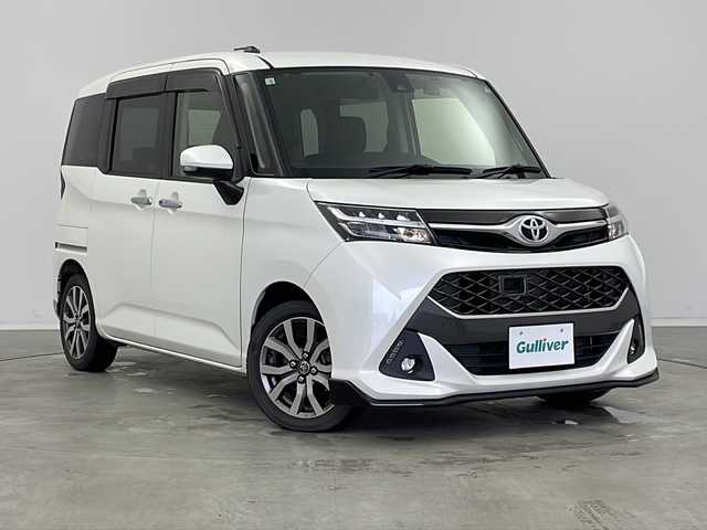 トヨタ タンク カスタムG－T 新潟県 2016(平28)年 3.4万km パールホワイトⅢ 純正メモリナビ(NSZT-W66T)/バックカメラ/フルセグTV/両側パワースライドドア/衝突軽減ブレーキ/LEDヘッドライト/クルーズコントロール/ドライブレコーダー(TZ2-002)/ターボ/保証書/取扱説明書