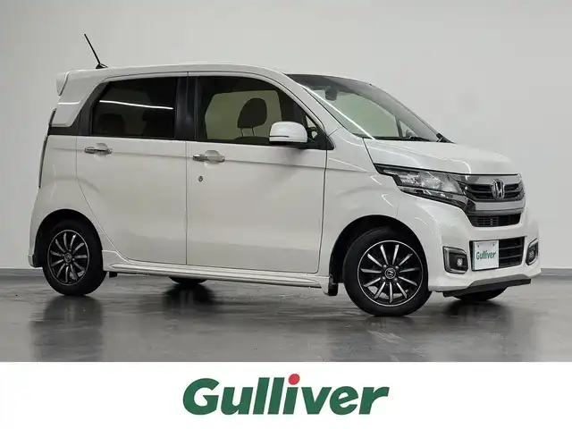 ホンダ Ｎ ＷＧＮ カスタム G SSパッケージ 三重県 2017(平29)年 4.6万km プレミアムホワイトパールⅡ ガソリン/FF/インパネCVT/純正 7インチナビ VXM-174VFXi/（CD/DVD/FM/AM/TV/iPod/SD/USB/Bluetooth/TI/VTR/AUX）/バックカメラ/ドライブレコーダー 前方/ビルトイン ETC/安全/・近距離衝突軽減ブレーキ［CTBA］/・VSA（ABS＋TCS＋横すべり抑制）/・SRS サイド＆カーテンエアバッグ/装備/・オートエアコン/・オートライト/・キセノンヘッドライト/・LEDフロントフォグランプ/・USBジャック（充電用x2、入力対応x1）/・電動格納ドアミラー（ウインカー付）/・純正 14inAW/・スマートキーx2/・保/取/ナビ取/など